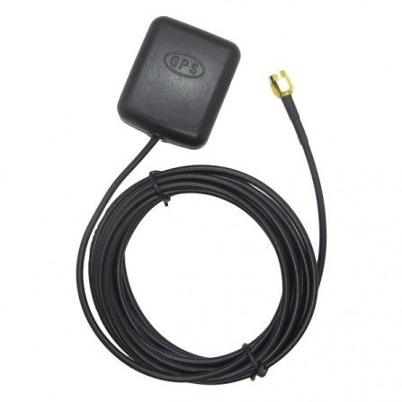 GPS-антенна - внешняя активная - 3-5V 28дБ кабель 5м SMA –
